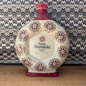 Tequila Mandala Extra Anejo Limited Edition Empty Ceramic Bottle #N-1105